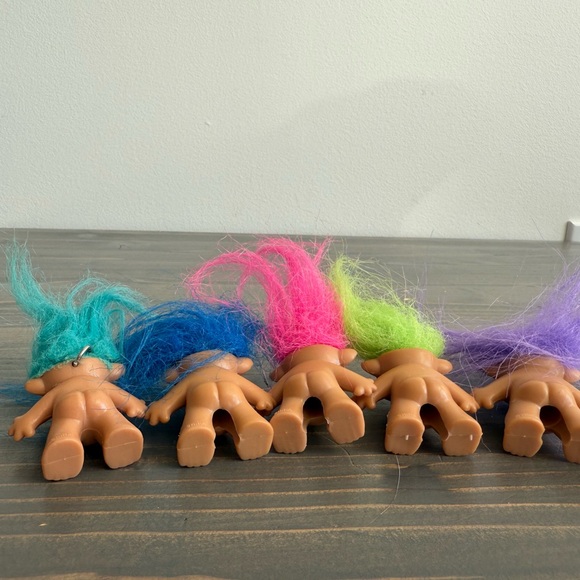 5 x small vintage Trolls - Picture 4 of 6